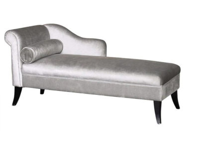 Chaise Longue Creative Furniture Living room Modern Design Sofa Fabric Silver